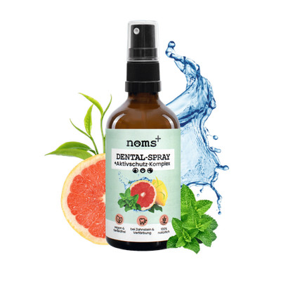 noms+ Dentalspray 100ml  für Hunde Katzen mit Effektiven Mikroorganismen + Minze