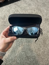 Revo Harness Polarized Blue Mirrored Lens Crystal Frame Sunglasses