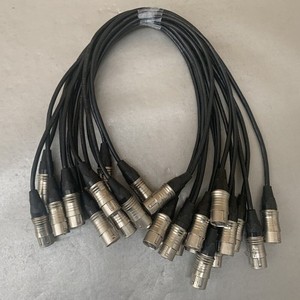 (Lot of 13) Pro Audio Cat 5e 24 AWG Cables