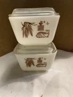 Vintage Pyrex Early American -Refrigerator Dishes NO LIDS - 501B