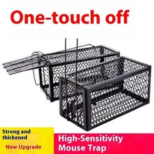 x2 Rat Trap Mouse Catcher Humane Cage Live Animal Rodent Mice Indoor Outdoor