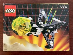 Vintage LEGO Space Blacktron 2 Allied Avenger 6887 Complete With Instructions 