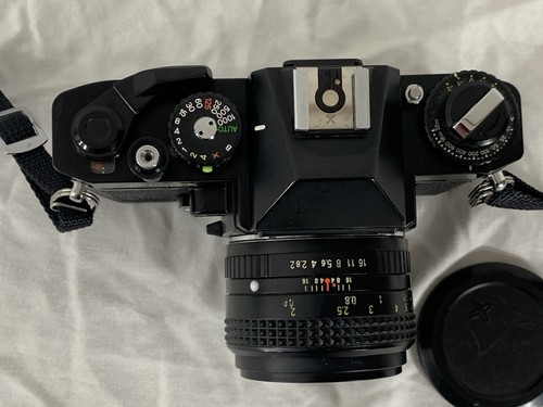 VTG Sears KSX SLR 35MM FILM Camera With 50mm Lens Cap & Strap - Picture 3 of 16