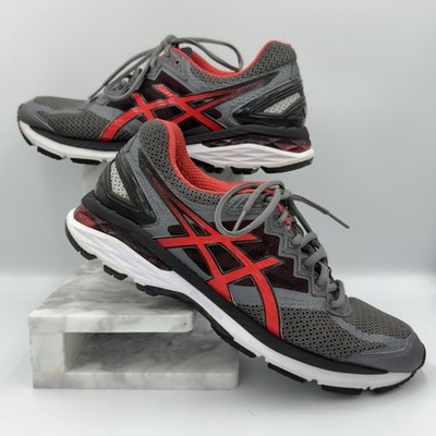 ASICS GT-2000 Men s Size 8.5 Gray Red Running Shoes T606Q