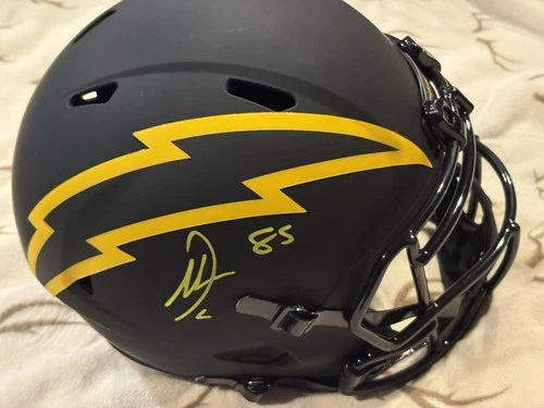 Los Angeles Chargers full size signed helmet Beckett authenticated