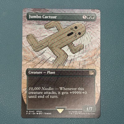 Jumbo Cactuar (Borderless) FINAL FANTASY MTG