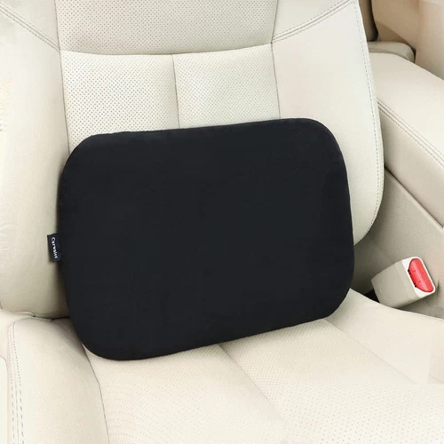 Emulsion Lumbar Support Pillow for Car Driving Seat Relax Soft Lower Back Sup...