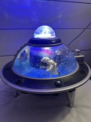 Spaceship Motion Glitter Lamp Night Light  Starlight Projector 3 Modes of Light