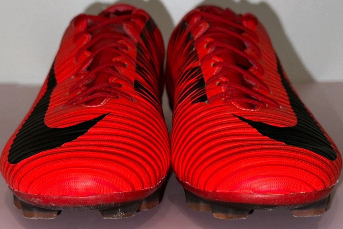 NIKE Mercurial Veloce III FG Red Mens Soccer Cleats Football Boots Size  US
