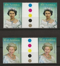 Australia 2002 - Queen Elizabeth II Golden Jubilee Gutter Pairs - MNH
