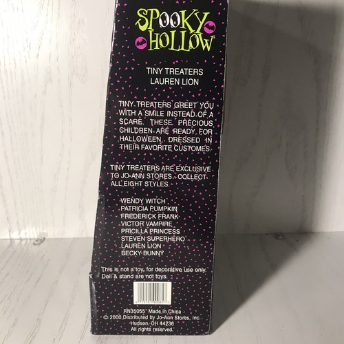 vtg spooky hollow tiny treaters lauren lion (Bin-E) - Picture 7 of 7