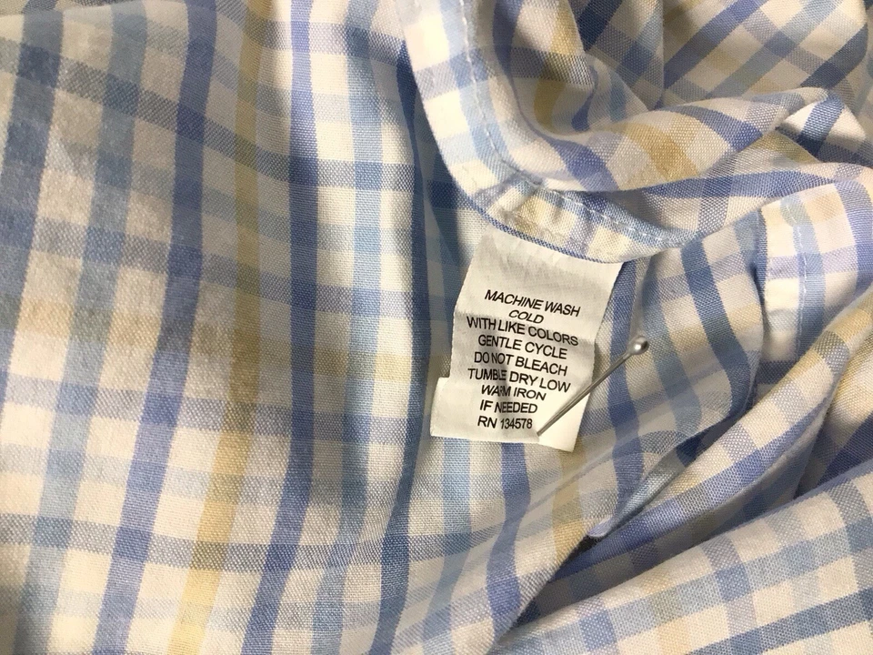 Vineyard Vines Shirt Multicolor Murray Men's L Multicolored Check Button Down - Image 4 of 4