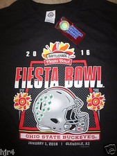 Osu Ohio State Buckeyes- Notre Dame 2016 Fiesta Bowl Football Game Shirt XL NEW