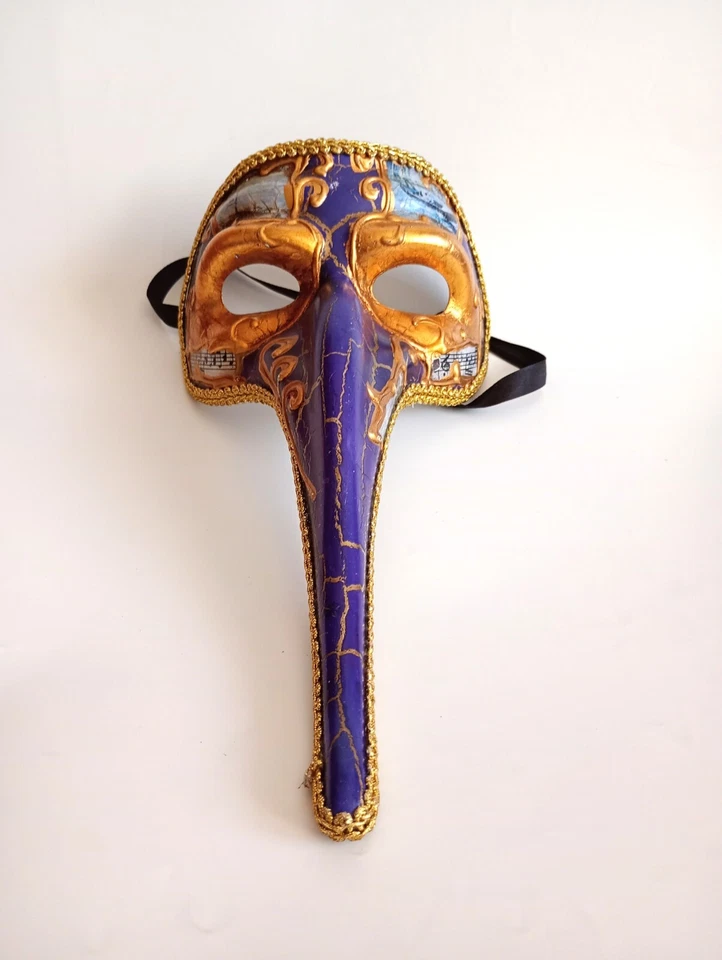 Vintage Venetian Style Mask Art Italy Collectibles 1990's Carnival Event Theatre - Image 3 of 4
