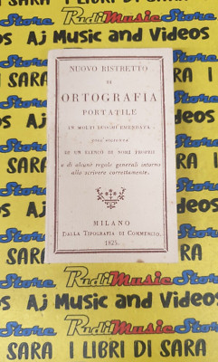 Book libro NUOVO RISTRETTO DI ORTOGRAFIA portatile G.D'ANNA   (L25F)