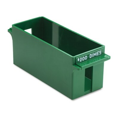 Large Capacity Plastic Box Tray for Dime Rolls Wrapped Coins Holder Free US Post