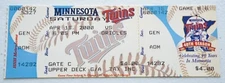 Cal Ripken Jr. 3000 Hits 2000 Orioles Twins Full Ticket With Twins Letter COA