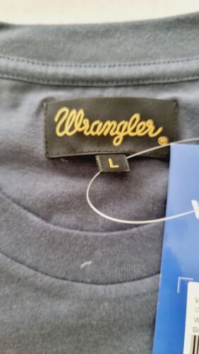 Wrangler Classic Washed Out Fangs TEE Fitted T-Shirt New With Tags Size L - Bild 4 von 6