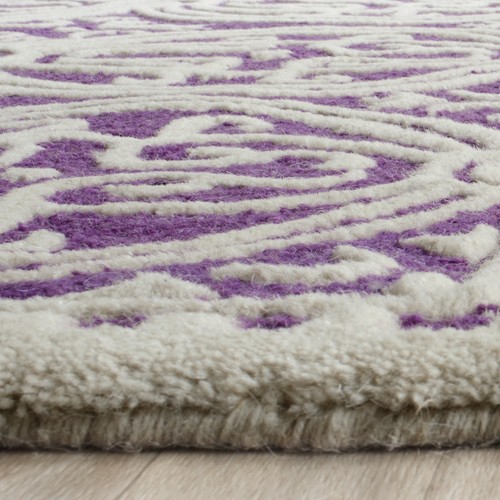 Safavieh Cambridge PURPLE / IVORY Wool Runner 2'-6 x 10' - CAM123K-210 - Picture 2 of 2