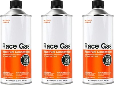 Racegas 100032 Case of 3 Cans of Competition Race Fuel Concentrate Additive 32oz