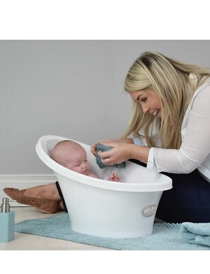 Badewanne Shnuggle by BEABA, weis, Babybadewanne, mit Einsatz