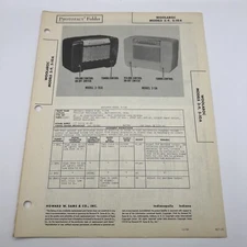 1948 SAMS PHOTOFACT Manual Schematic Wolaroc 3-9 3-10 A Tube Radio Reciever