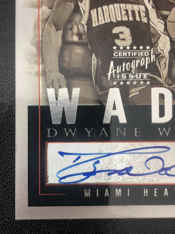 2003-04 Дуэйн Уэйд Topps нетронутый PEA-DWA Auto дебютант карта HOF - Изображение 2 из 4