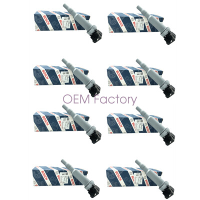 8 pcs Bosch Ignition Coils 12138616153 for BMW 550i 650i 750i X5 X6 Alpina M5 M6