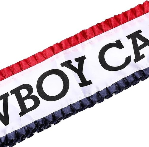 Cowboy Carter Schärpe mit roten und blauen Rüschen Tour Konzert Outfit - Bild 5 von 5