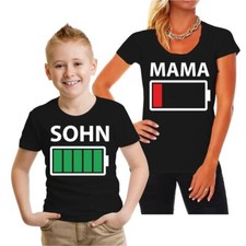 Partnershirt Mama & Sohn AKKU Familie Partnerlook Junge Boy Geschenk Geburtstag