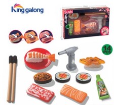 Asian Gourmet Sushi Roll Play Food Set Kid Toy Chef Sushi Set 14 Pcs