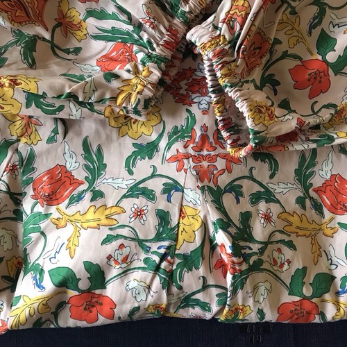 Code X Mode Kleid Blumen Taillenband Frühling Rouge Gr. L Taschen Schlüssellochausschnitt - Bild 2 von 16