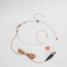 Tan color Head Headset Microphone For Shure BodyPack Mini 4Pin XLR TA4F Brown
