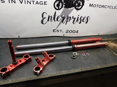 Honda Kawasaki Yamaha Suzuki Factory Fox 44MM Forks & Triple Trees