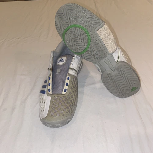 Vintage Rare 2011 ADIDAS BARRICADE TENNIS SHOES MEN'S SIZE 8.5 Grey Sneakers