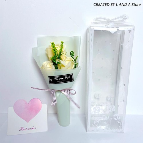Valentine Day Gift Artificial Flower Rose Soap Bouquet Gift Box Flower Creative - Picture 19 of 28