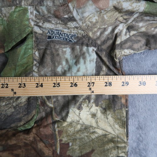 Remington Realtree Timber Camo Button Up Shirt XXL 2XL Polyester Nylon - Picture 10 of 13