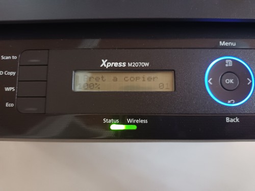 Imprimante Laser Samsung Xpress SL-M2070W WiFi NFC USB 20ppm-Toner neuf+câbles - Foto 3 di 13