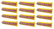 12 Tubes SIMICHROME Metal Polish Paste 1.76 oz Tube 390050