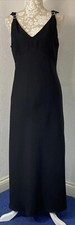 Parallel Size 14 Dress Black Smart Elegant Sleevless V Neck Party Evening 1293