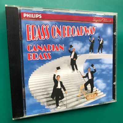 Canadian Brass BRASS ON BROADWAY Jazz Stage Classical CD Gershwin Sondheim Styne