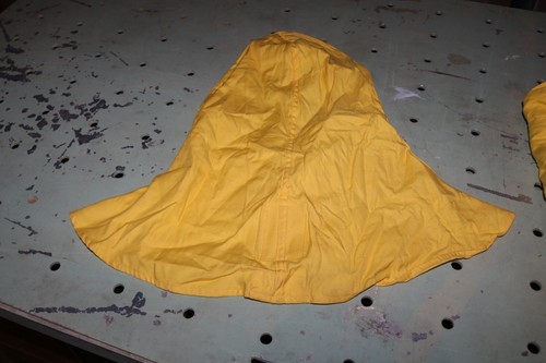 NOS ? 1960's cold war protective coveralls w hood suit sz Small / Medium - 第 9/9 張圖片