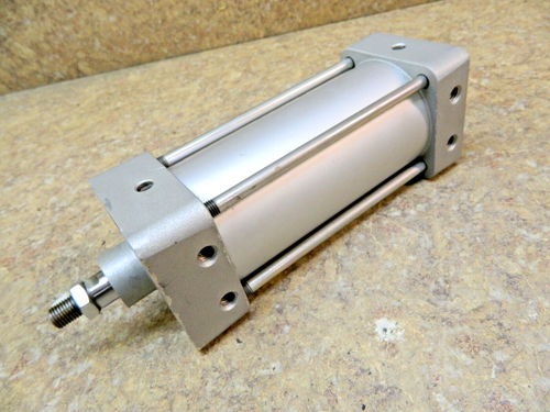 SMC 2-1/2" Bore X 4" Stroke NCDA1F250-0400 Pneumatic Cylinder Switch Read - Picture 7 of 9