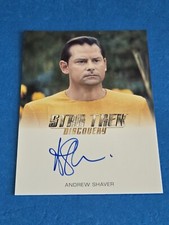 ANDREW SHAVER  RITTENHOUSE STAR TREK DISCOVERY SEASON THREE FULL BLEED AUTOGRAPH