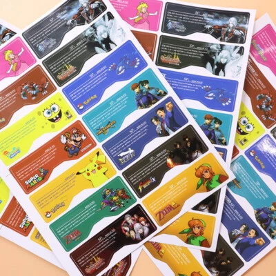 Colorful Back Sticker Label For Nintendo Game boy Advance SP GBA SP Console