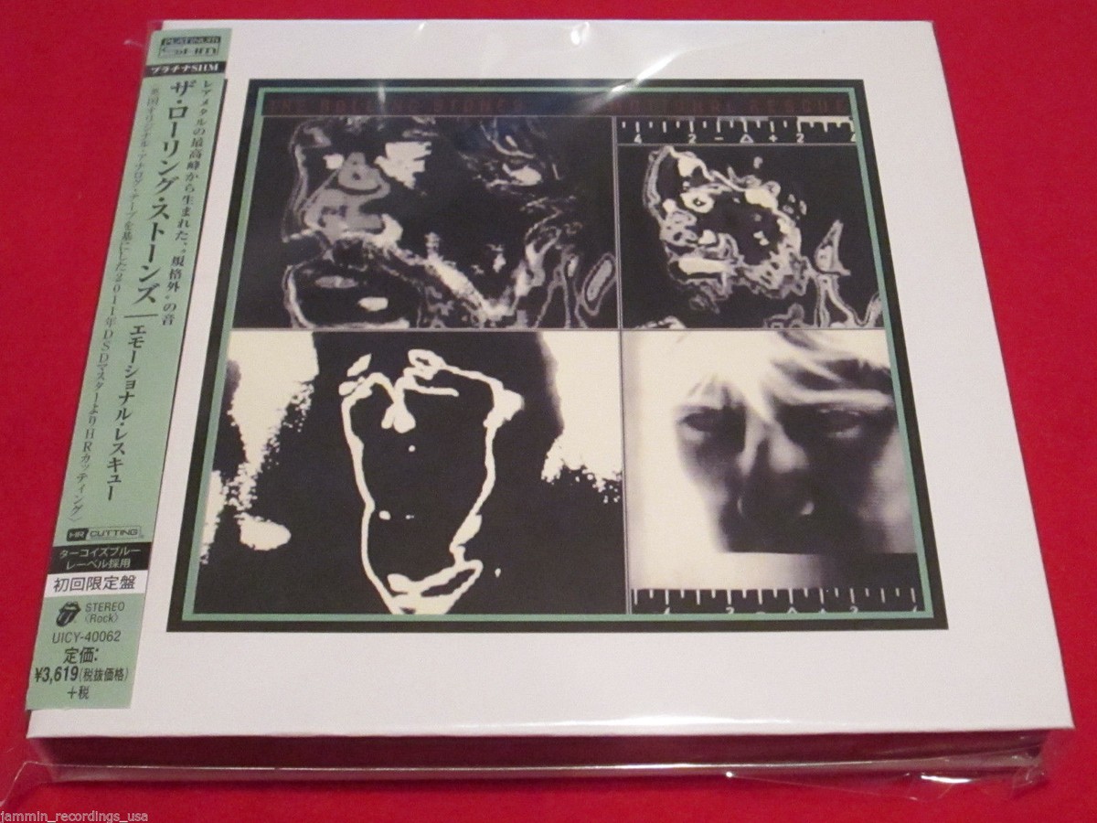 THE ROLLING STONES - Emotional Rescue - Japan Platinum SHM