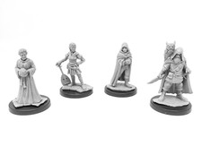 NPC Lot Bard Ranger Dungeons and Dragons Miniatures DnD Minis 28mm fantasy set