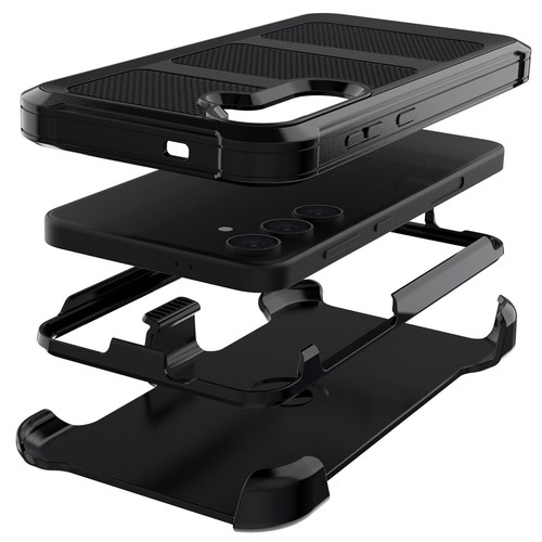 Funda protectora resistente ultra dura/funda con clip para cinturón para Samsung Galaxy S25/S25+/Plus/ultra dura - Imagen 23 de 87