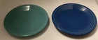 Fiesta, 7" Bread / Salad Plate, Homer Laughlin  Aqua & Blue Set Of 2