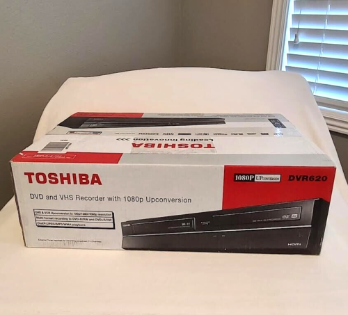 Toshiba DVR620 DVD/VHS Recorder HDMI 1080p Upconversion - NEW IN BOX ***READ***